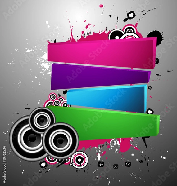 Obraz Awesome creative banner design for your text