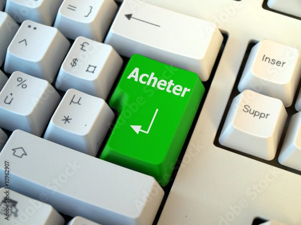 Obraz bouton acheter