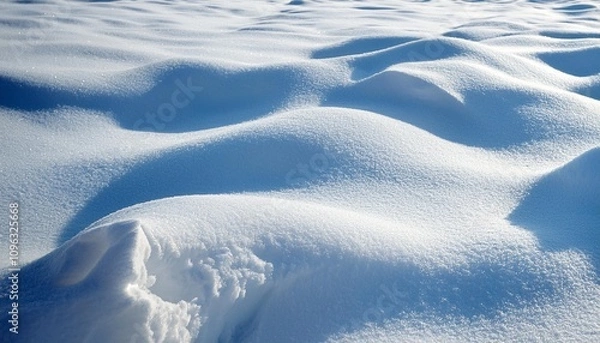 Obraz white snow texture