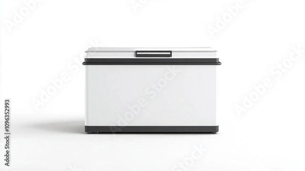 Obraz Modern Portable Cooler - White and Black