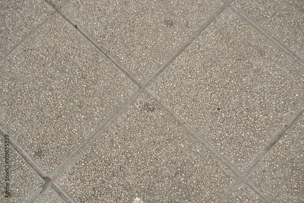 Obraz big square pavement floor