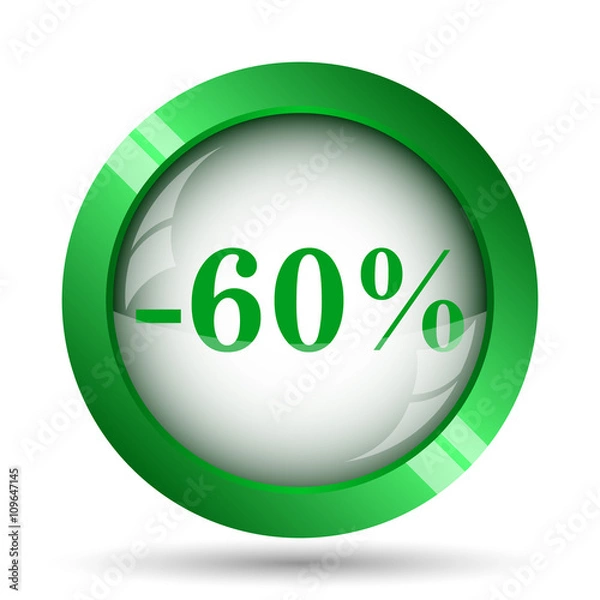 Fototapeta 60 percent discount icon