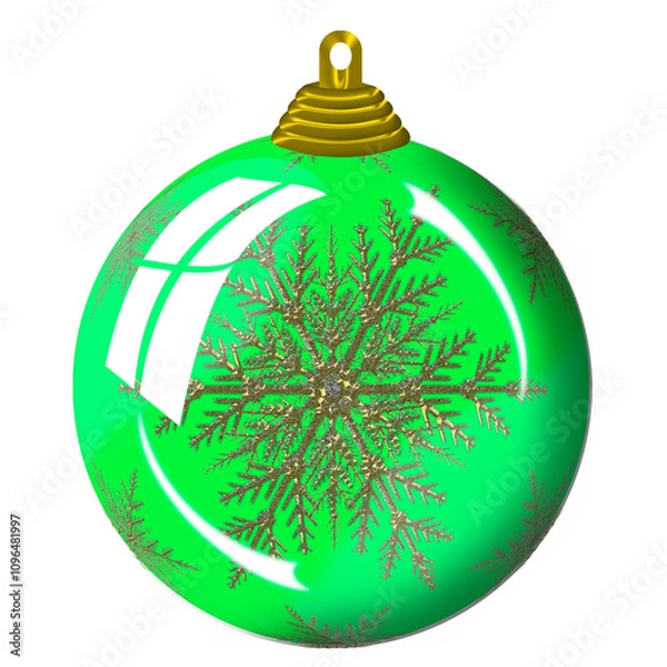 Fototapeta Boule de Noël Décorée