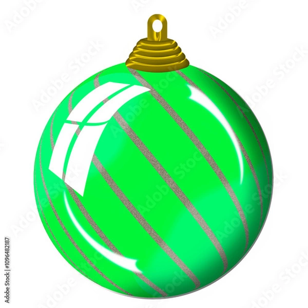 Fototapeta Boule de Noël Décorée