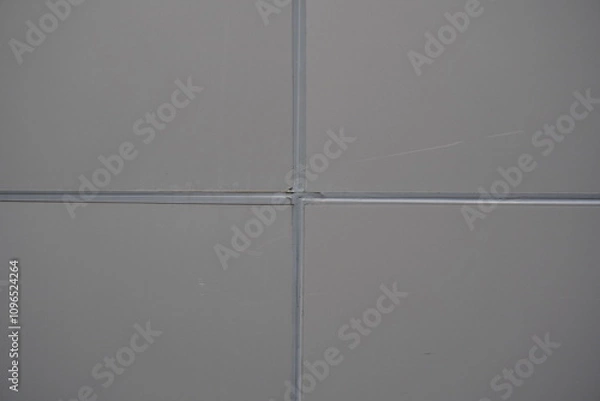 Fototapeta Abstract background of a box line that divides it into four dark white parts