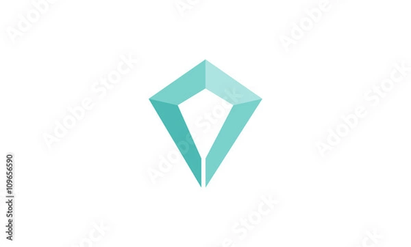 Fototapeta Diamond Logo Template