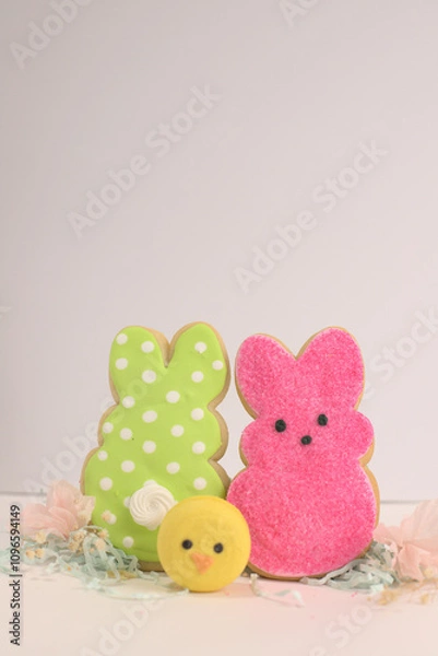 Obraz Sweet sugar cookies for easter.