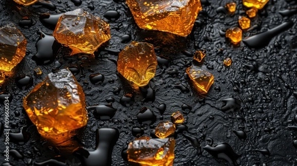 Fototapeta Precious stone stunning, gorgeous art in background. Gemstone great, stone minerals are magnificent.