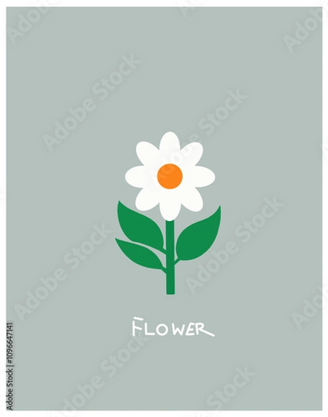 Fototapeta illustration of a flower