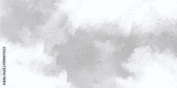 Fototapeta Abstract vintage grunge paper backdrop featuring cloud . white and gray sunny cloudscapes in soft watercolors background texture. creative vintage foggy stains graphic design.