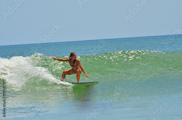 Fototapeta surfer girl