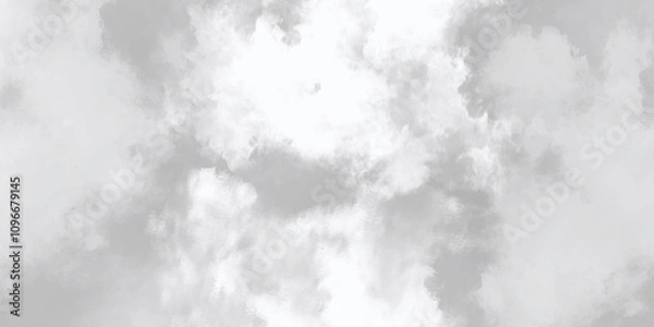 Fototapeta Abstract vintage grunge paper backdrop featuring cloud . white and gray sunny cloudscapes in soft watercolors background texture. creative vintage foggy stains graphic design.