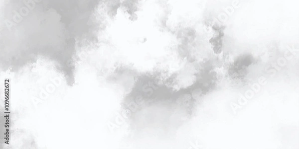 Fototapeta Abstract vintage grunge paper backdrop featuring cloud . white and gray sunny cloudscapes in soft watercolors background texture. creative vintage foggy stains graphic design.