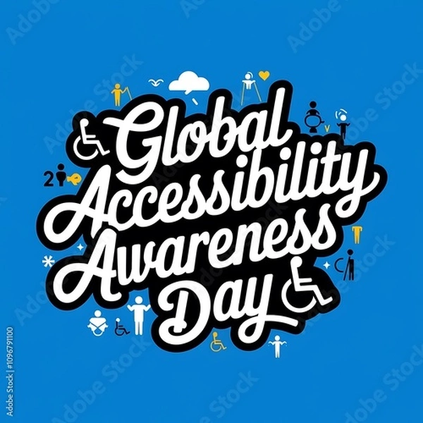 Fototapeta Global Accessibility Awareness Day Celebrates Inclusion