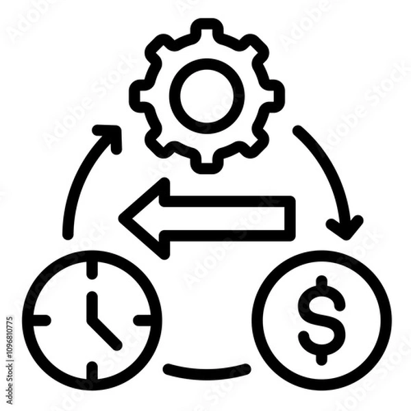 Fototapeta Streamlined Icon