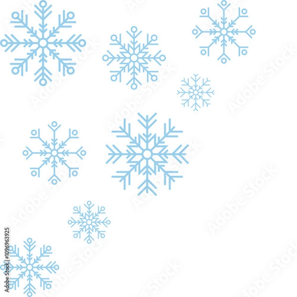 Obraz Snow Flake Corner