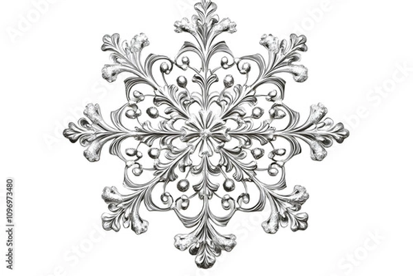 Fototapeta Ornate Snowflake Ornament