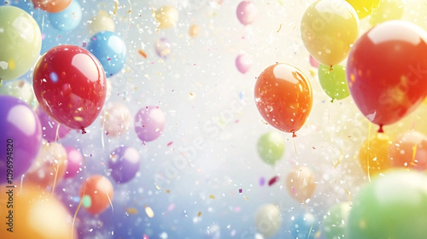 Obraz balloons on the wall