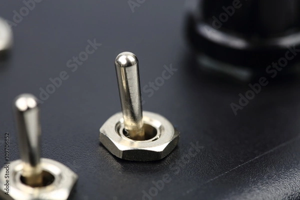 Obraz Eingebauter Kippschalter in Nahaufnahme