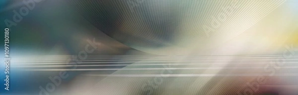 Fototapeta linien formen geometrisch bewegung hintergrund abstrakt modulation banner lichter flüssig wellen weich unscharf glühen