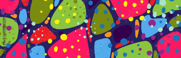 Obraz Abstract Colorful Rainbow Vector Background. 