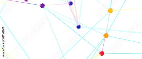 Fototapeta Abstract Network Connection Background