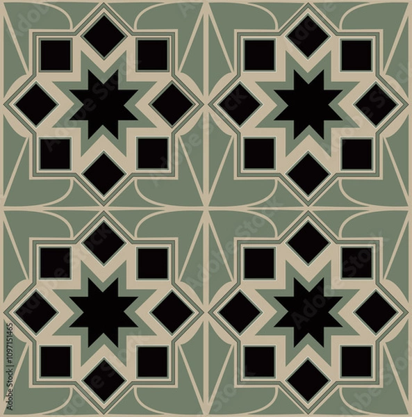 Obraz creative decorative seamless illustration pattern.