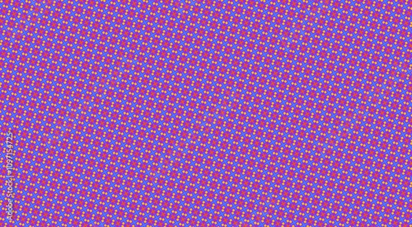Fototapeta Seamless Metallic Texture Pattern Vintage Wallpaper Design Featuring Geometric Fabric Elements, Perfect for Art, Business, Technology, and Decoration Project with a Canvas Illustration Style