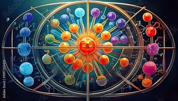 Fototapeta Genetics and Inheritance Patterns

