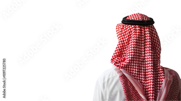 Obraz Arab Man in Keffiyeh