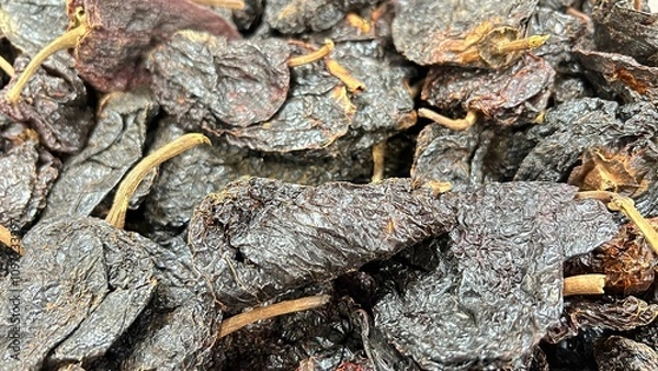 Obraz close up to guajillo chilli