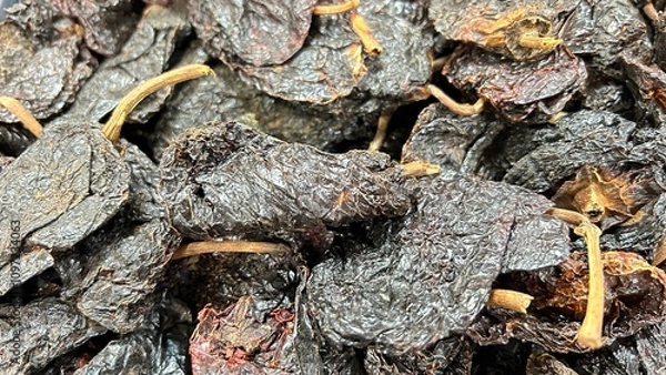 Obraz close up to guajillo chilli