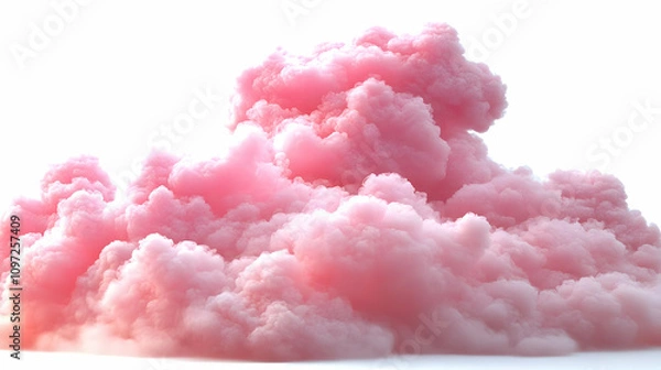 Obraz Pink Cloud 3D Render Background