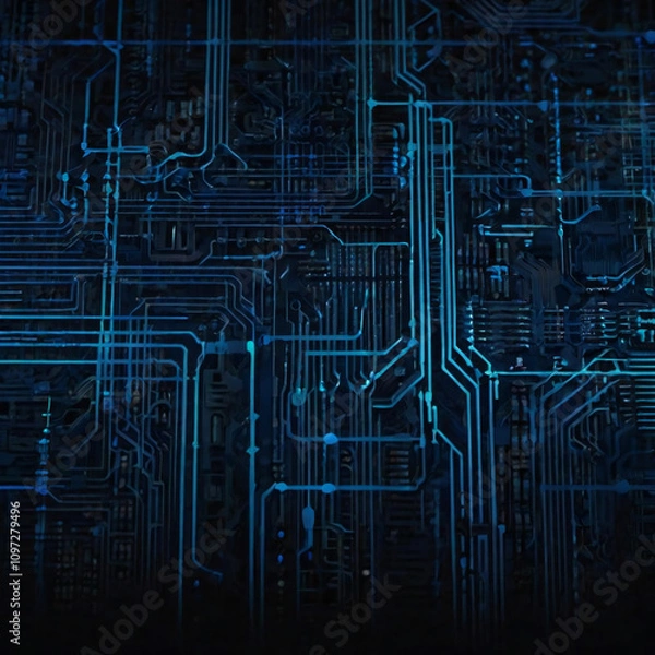 Fototapeta 未来的な技術デザイン