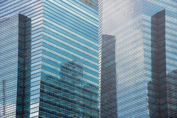 Obraz Huge buisness buildings made of steel & glass