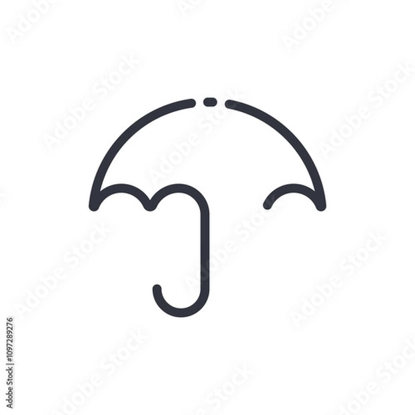 Obraz Umbrella logo vector icon