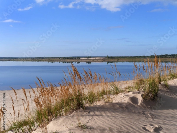 Fototapeta Bergheider See in der Lausitz
