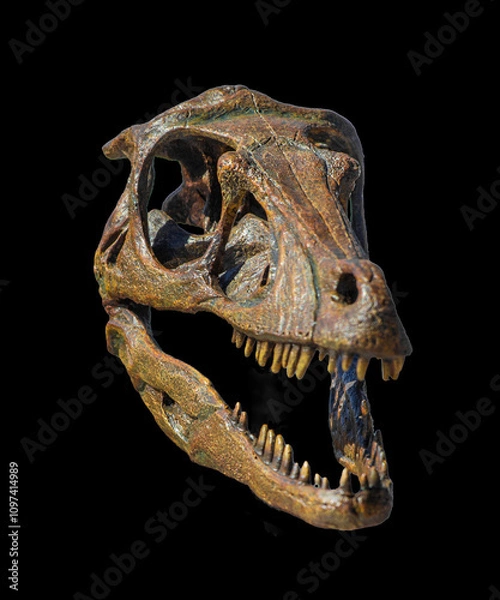 Obraz  A dinosaur skull 