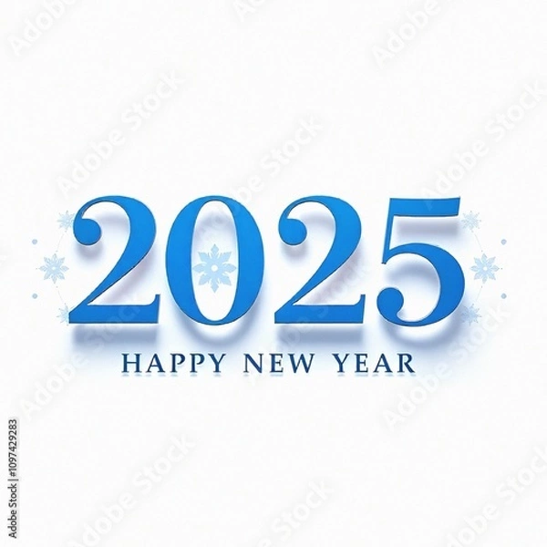 Fototapeta Happy new year 2025
