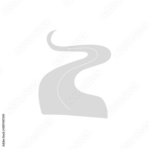 Obraz winding road vector