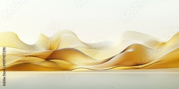Fototapeta motion waves Soft yellowish tones A visualiz