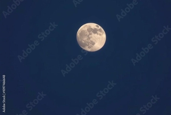 Fototapeta Proxigean Moon A rare type of supermoon where the moon is at its