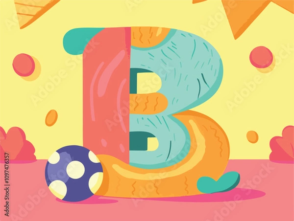 Obraz ABC Learning Fun: Alphabet Flashcards & Tracing Activities with Illustrations