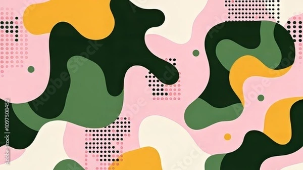 Fototapeta Explore the Beauty of Intricate Abstraction. Modern abstract illustration with intricate details
