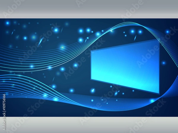 Obraz Abstract Background technoloy design vector Illustration