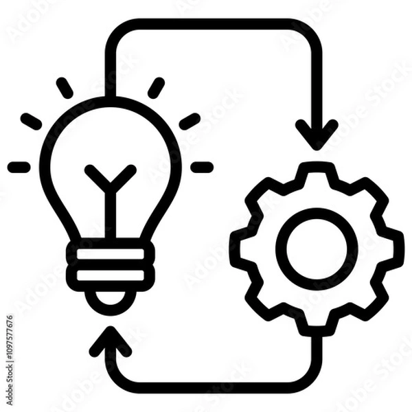 Obraz Implementation Icon