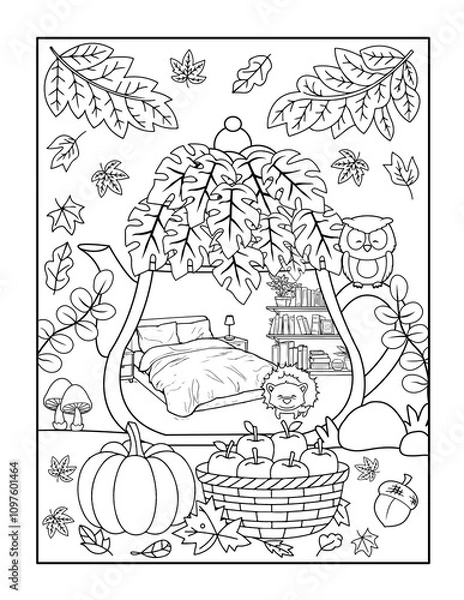 Obraz teapot coloring page