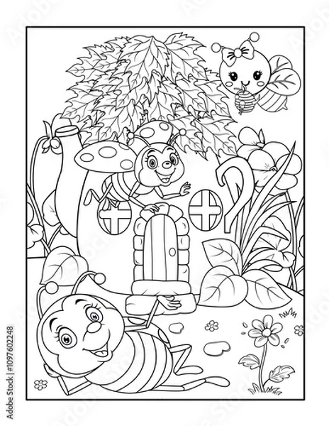 Obraz teapot coloring page