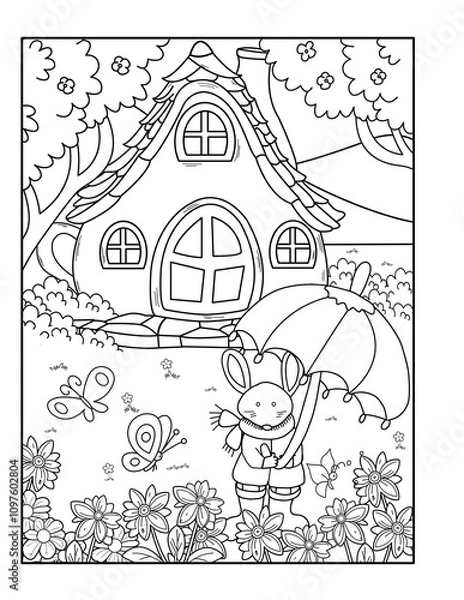 Obraz teapot coloring page