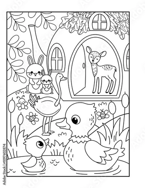 Obraz teapot coloring page